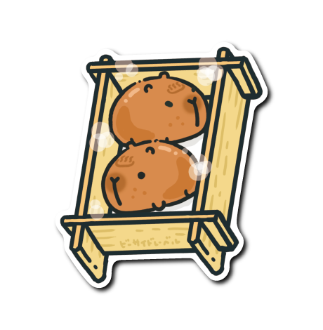 カピバラ饅頭(横向き)