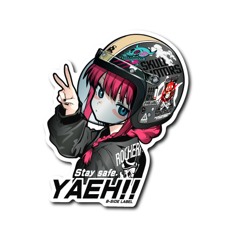 RIDER SLANG YAEH(白フチ)