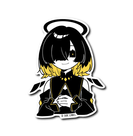 真っ黒目隠れ天使(黄)