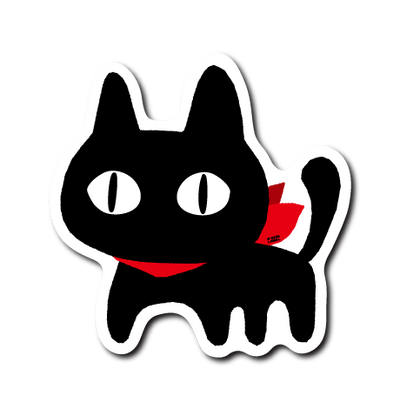 鋭目黒猫