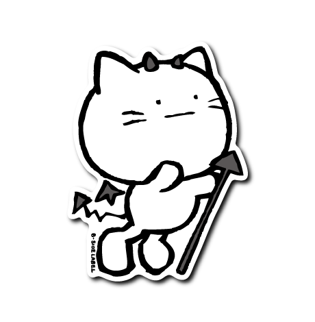 ❁ ねこ ❁ 真顔天使と悪魔ネコ(悪魔) – B-SIDE LABEL