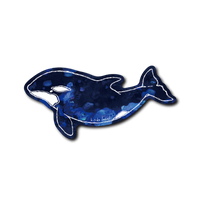 海色シャチ(濃青)