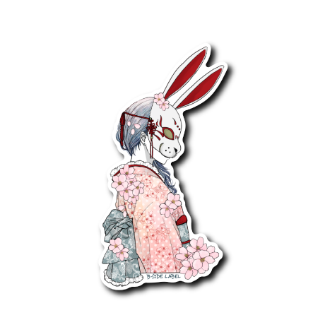 (うさぎ企画)うさぎ面桜女子