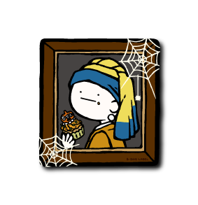 (HW企画)真珠の耳飾りハロウィンver