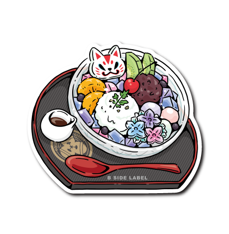 (晴雨企画/晴)おいなり紫陽花あんみつ