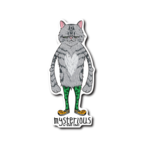 (ネコ企画)ミステリアス浸った猫