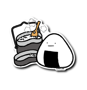 (キャンプ企画)おにぎり飯盒炊飯