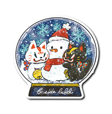 (冬企画)おいなりスノードーム