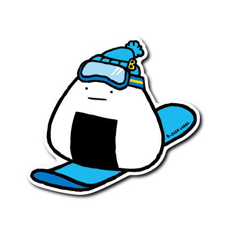 (冬企画)おにぎりスノーボード