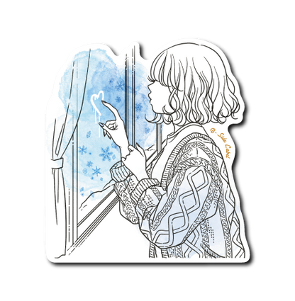 (冬企画)雪の日女子