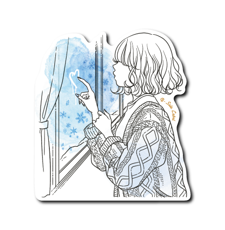 (冬企画)雪の日女子