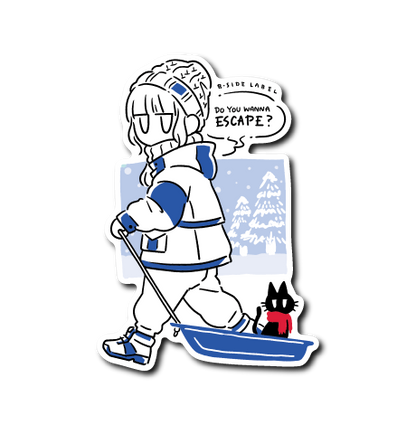 (冬企画)デフォ雪ぞり女子