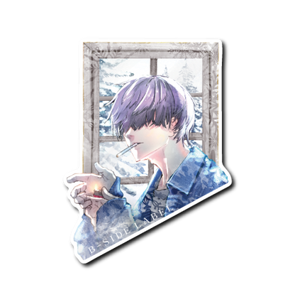 (冬企画)タバコ男子窓際