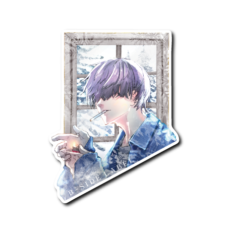 (冬企画)タバコ男子窓際