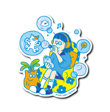 BUBBLE/ラジオステッカー
