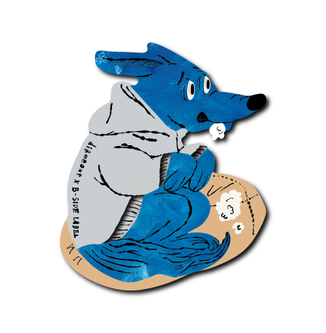 ブルブルブルー/ラジオステッカー