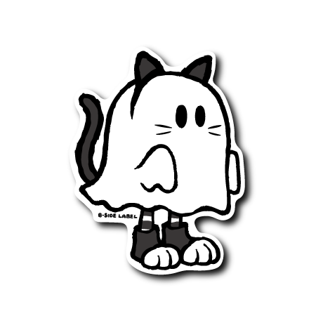 (ネコ企画)丸目シューズネコおばけ