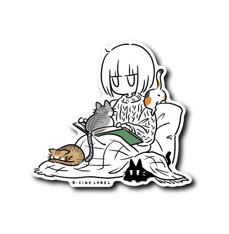 (ネコ企画)デフォねこだらけ読書中