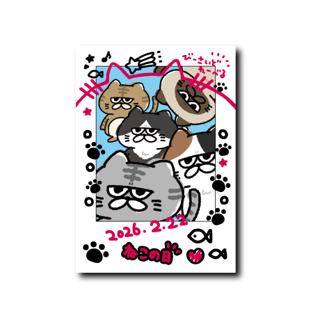 (ネコ企画)ジト目ネコチェキ