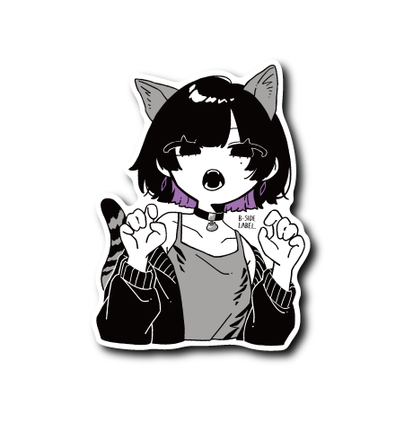 (ネコ企画)サバトラがおー女子