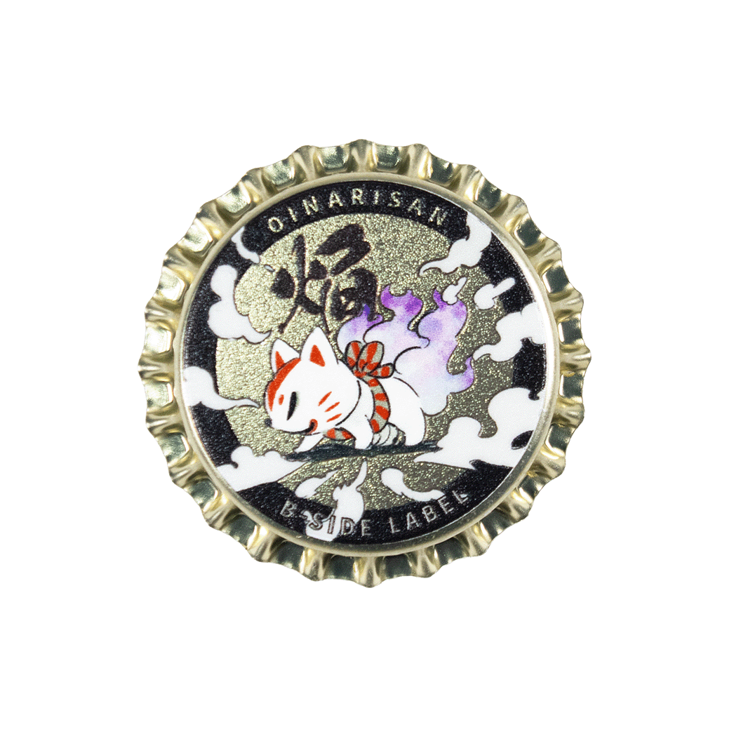 おいなり水墨画/マグネット