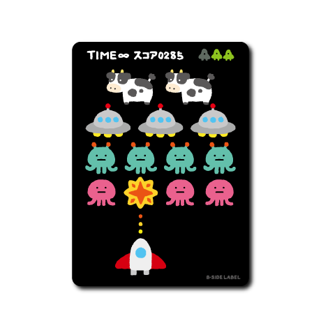 (ゲーセン企画)レトロシューティングゲーム画面