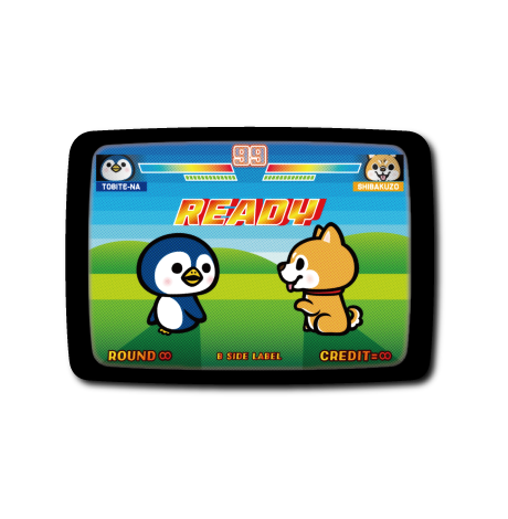 (ゲーセン企画)暴言バトル画面(READY)