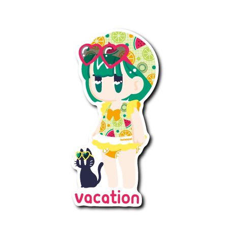 (夏企画)デフォトロピカル水着ガール(イエロー)
