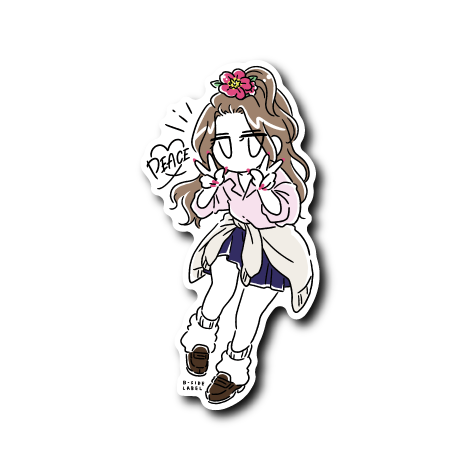 (夏企画)デフォ平成ギャル(ピンク)