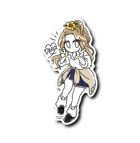 (夏企画)デフォ平成ギャル(黄色)