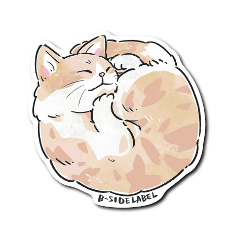 にゃんポ〜ズ2)猫アンモニャイト(クリーム白) – B-SIDE LABEL
