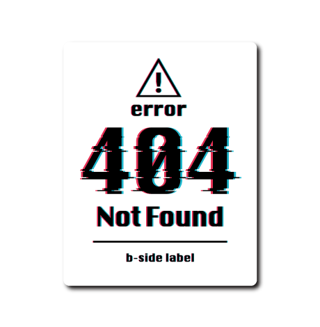 Cyber)404(白地) – B-SIDE LABEL