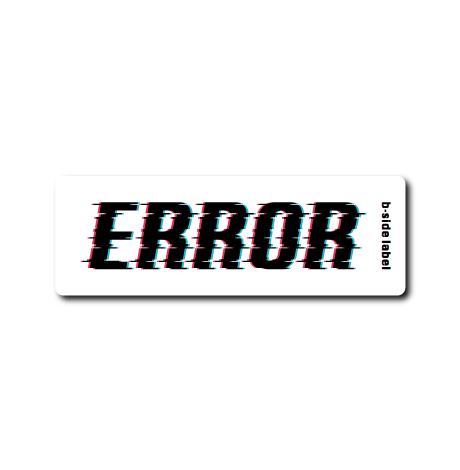 (Cyber2)ERROR(白地)