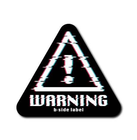 (Cyber2)警告マーク(黒地)