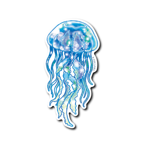 (きらめき)クラゲ(青緑)