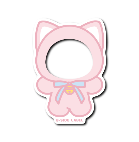 (ぬい活)ねこ(ピンク)