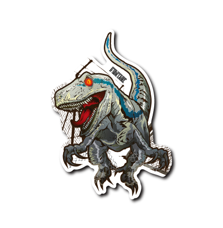 (恐竜)ヴェロキラプトル(グレー)