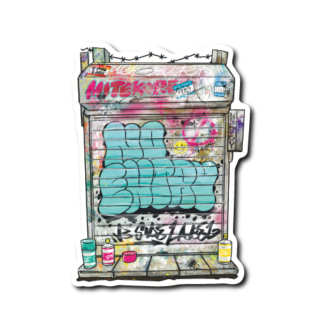 (グラフィティ)シャッター