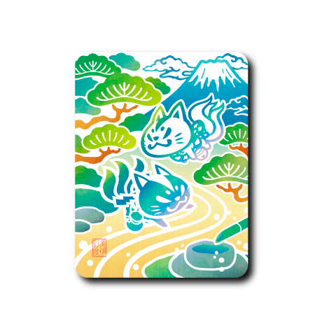 (和企画)おいなり日本庭園手拭い