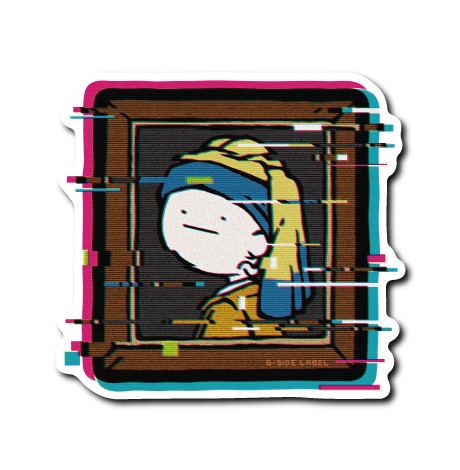 (未来企画)デジタル絵画真珠の耳飾り