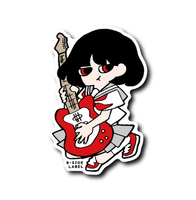 半袖ギターガール