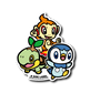 (ポケモン)ナエトル&ヒコザル&ポッチャマ