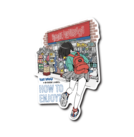 VV)店舗入り口｢いざ、遊べる本屋｣ – B-SIDE LABEL