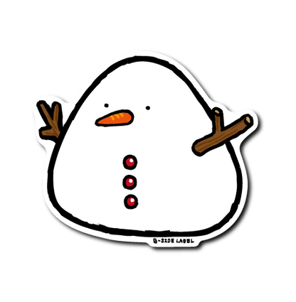 (冬企画)雪だるまおにぎり