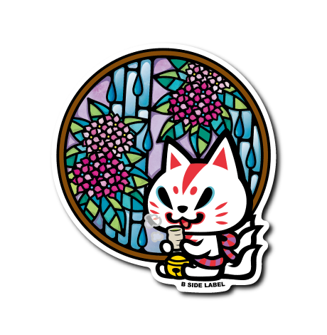 (晴雨企画/夜)おいなりステンドグラス