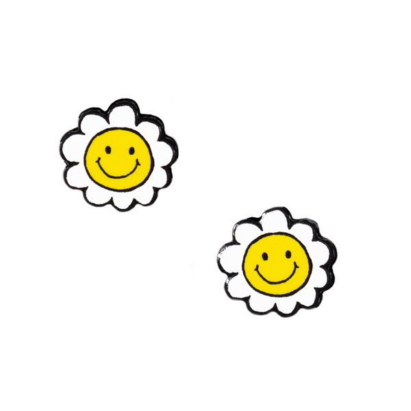 スマイルフラワー/ピアス2個セット