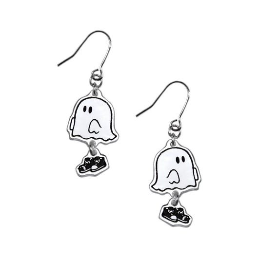 丸目シューズおばけ/ピアス2個セット