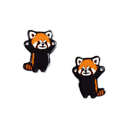 レッサーパンダ/ピアス2個セット
