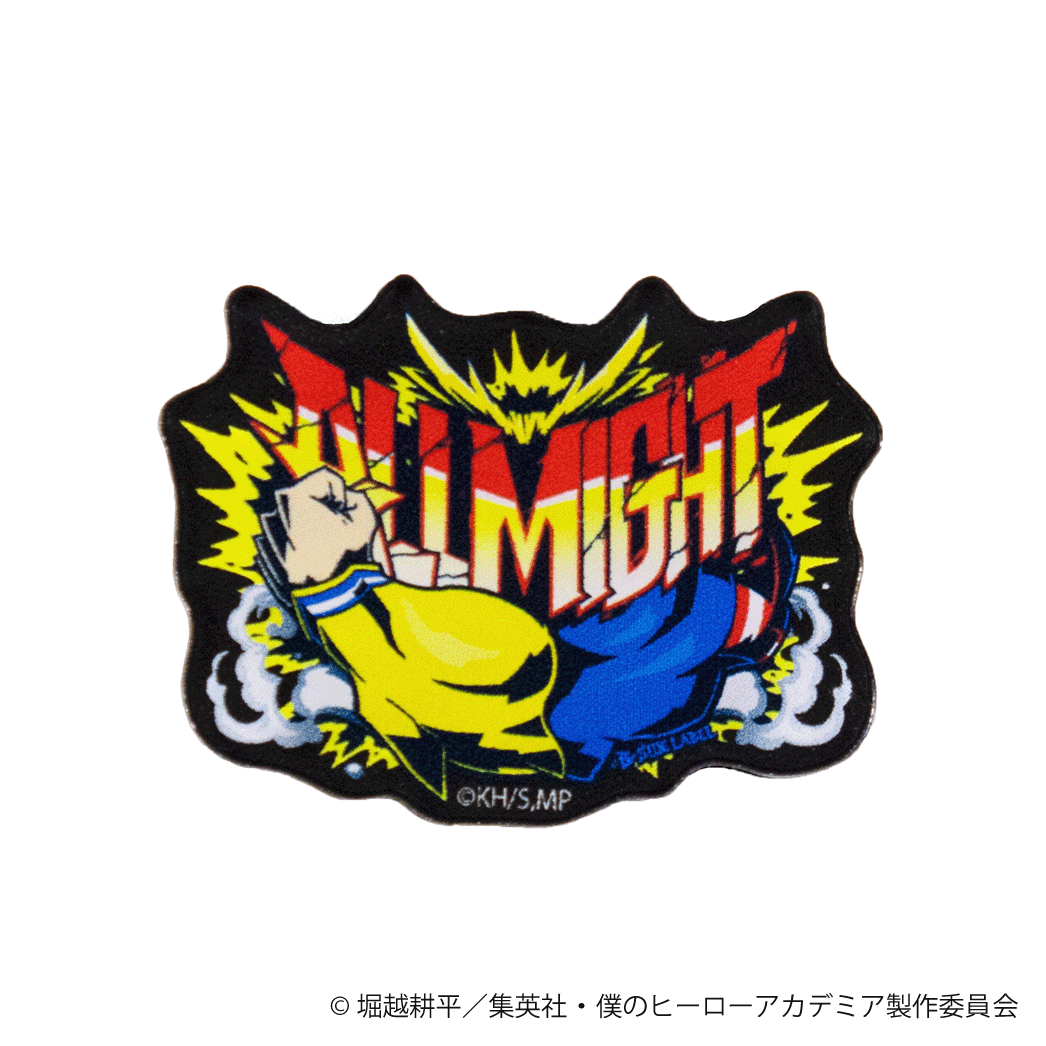 (ヒロアカ)オールマイトロゴ/ピンバッジ
