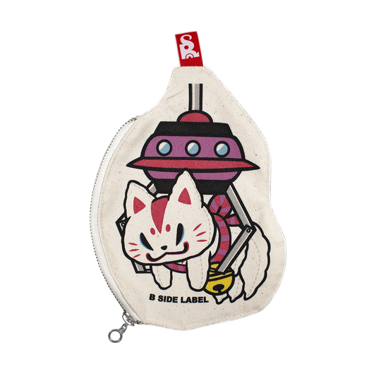 (ゲーセン企画)おいなり黒糖ぬいぐるみクレーン/ファスナーポーチ